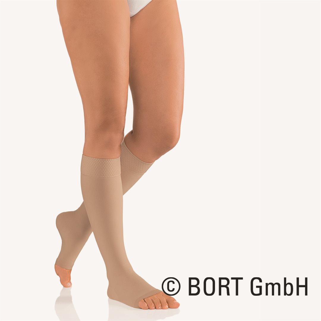 Bort Vital AD CCL2 2 ouvert court caramel bord adhésif avec picots 2.5cm 1 paire