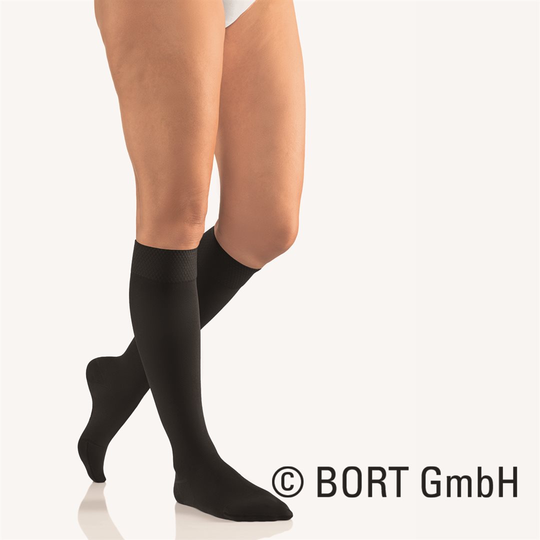Bort Vital AD CCL2 1 fermé court noir bord adhésif avec picots 5cm 1 paire