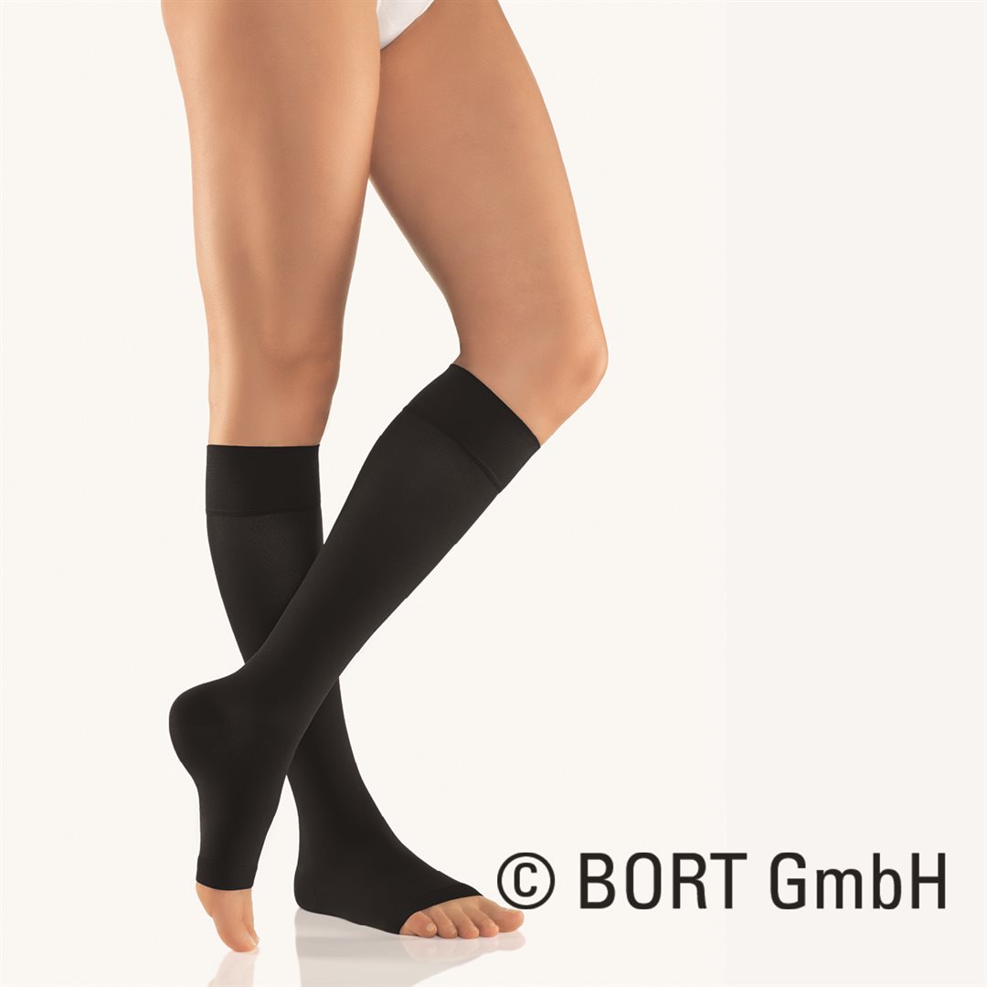 Bort TREND AD CCL2 5 ouvert court noir bord adhésif avec picots 5cm 1 paire