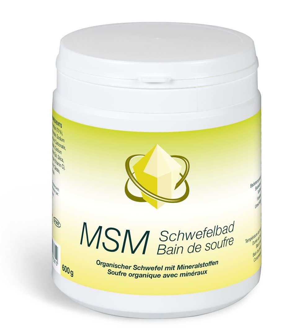 Biosana MSM Schwefelbad organischer Schwefel mit Mineralstoffen Ds 600 g