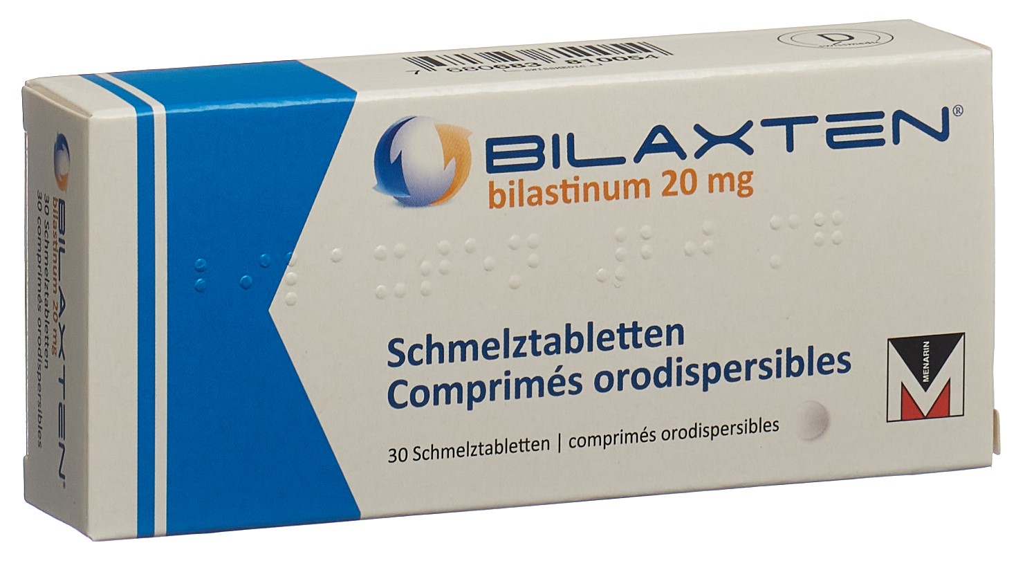 BILAXTEN 20 mg 30 Schmelztabletten