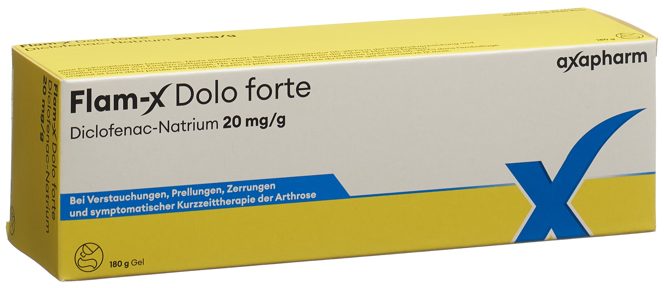 Flam-X Dolo forte gel 2 % 180 g