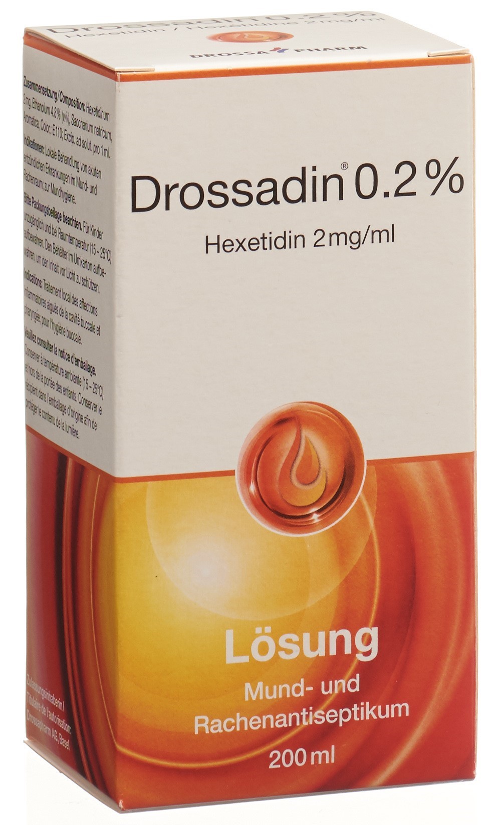 Drossadin sol 0.2 % orange fl 200 ml